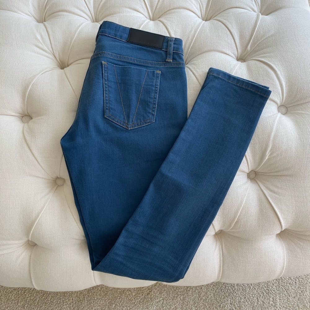 ♦️SOLD Victoria Beckham Jeans skinny blue jeans 26 - Picture 6 of 7